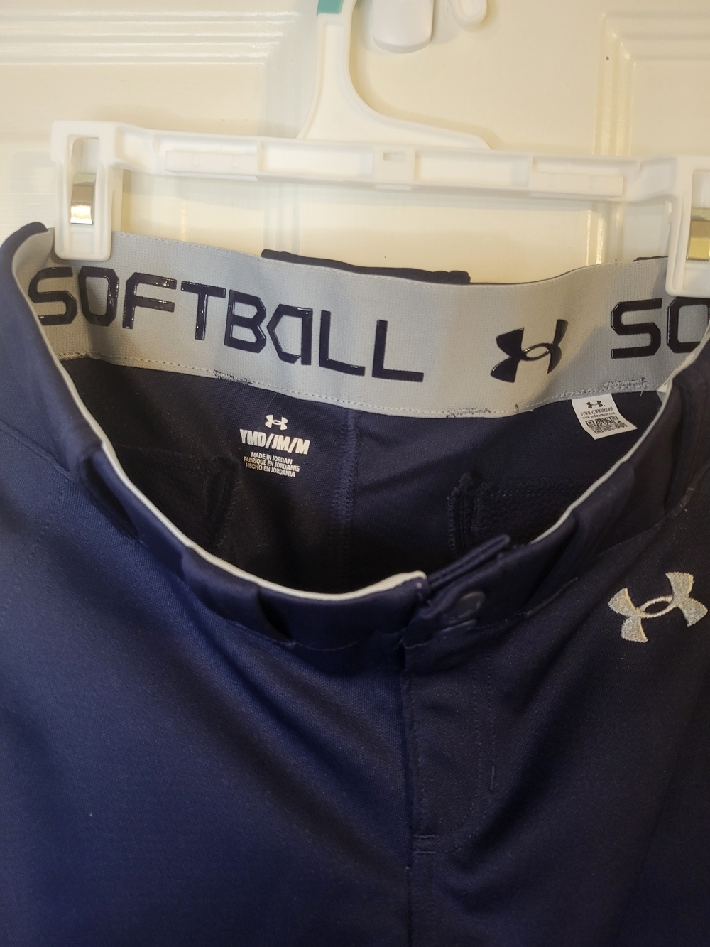 Under Armour Kids' Navy Performance Baseball Pants - Picture 5 of 10